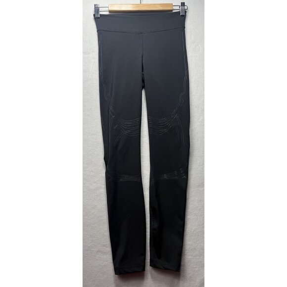 Gymshark Compression Leggings Women's Full Length Line Detail Black Size XS - Picture 1 of 6